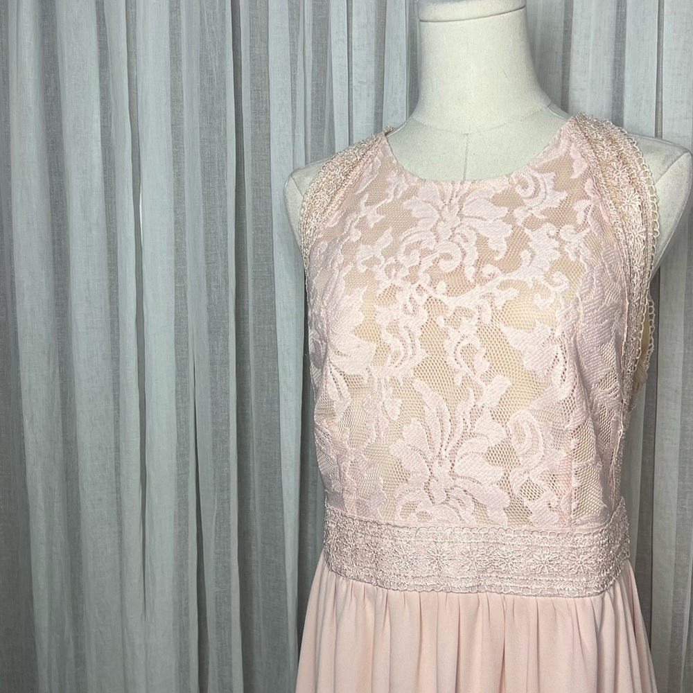 Lulu’s Pink Forever And Always Gown View 3